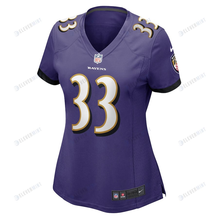 David Vereen Baltimore Ravens Women's Player Game Jersey - Purple