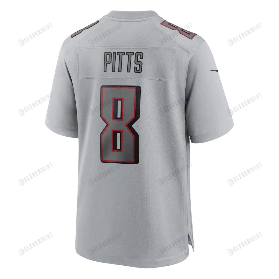Kyle Pitts 8 Atlanta Falcons Atmosphere Fashion Game Jersey - Gray