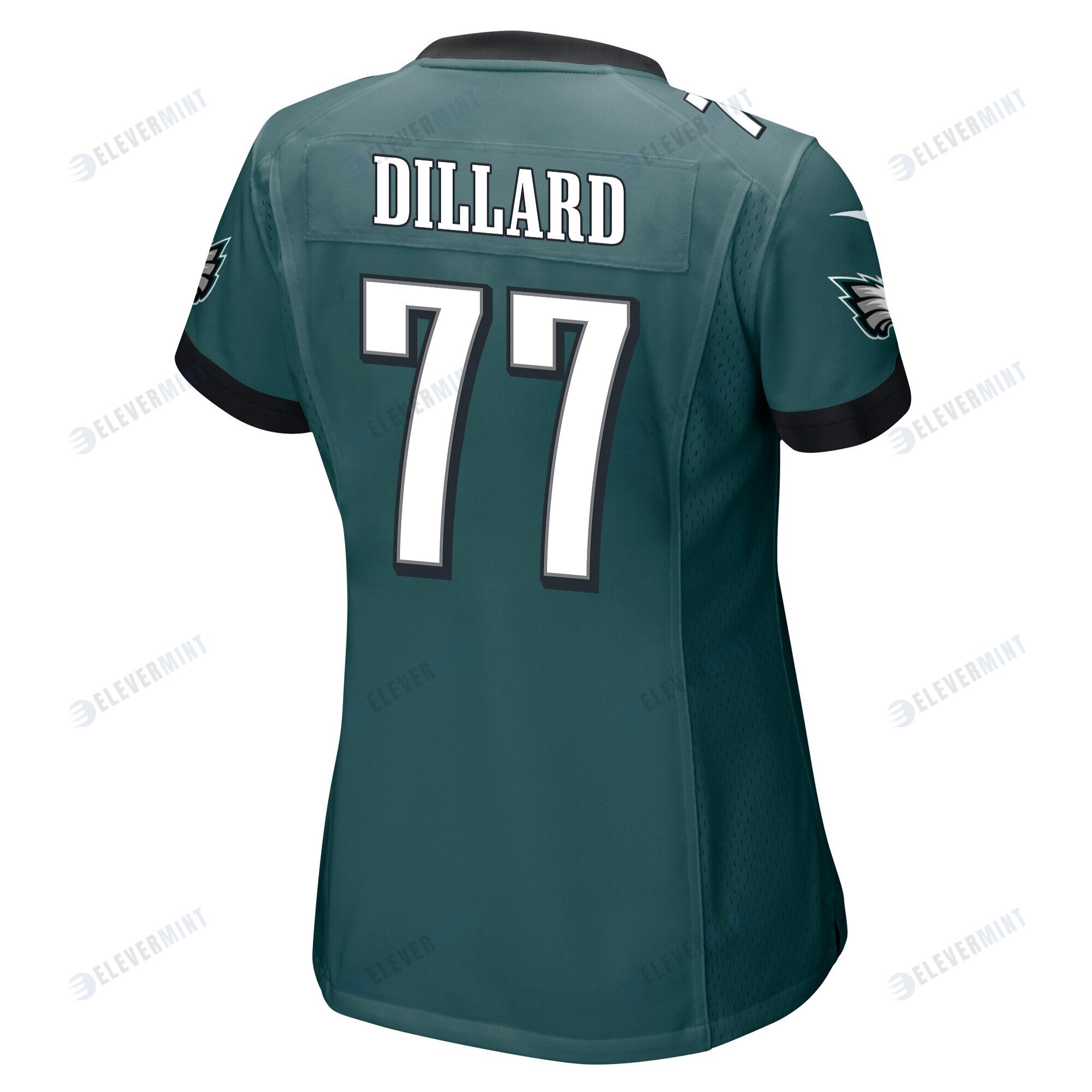 Andre Dillard 77 Philadelphia Eagles Super Bowl LVII Champions 2 Stars Women Game Jersey - Midnight Green
