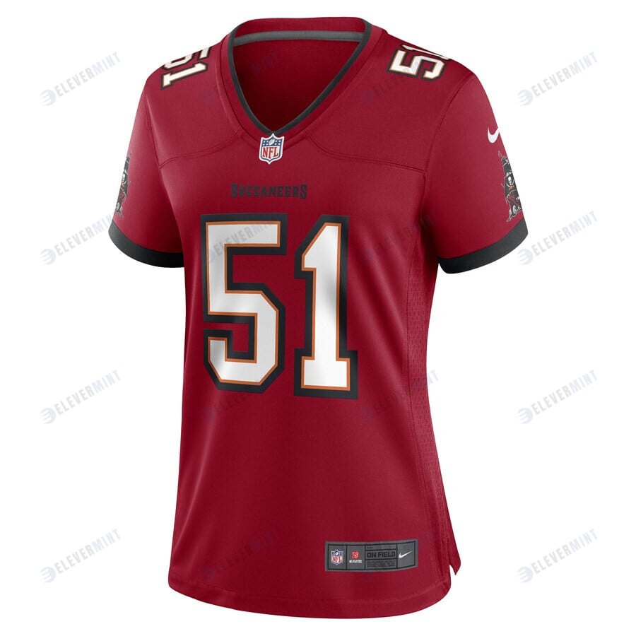 J.J. Russell Tampa Bay Buccaneers Women's Game Player Jersey - Red