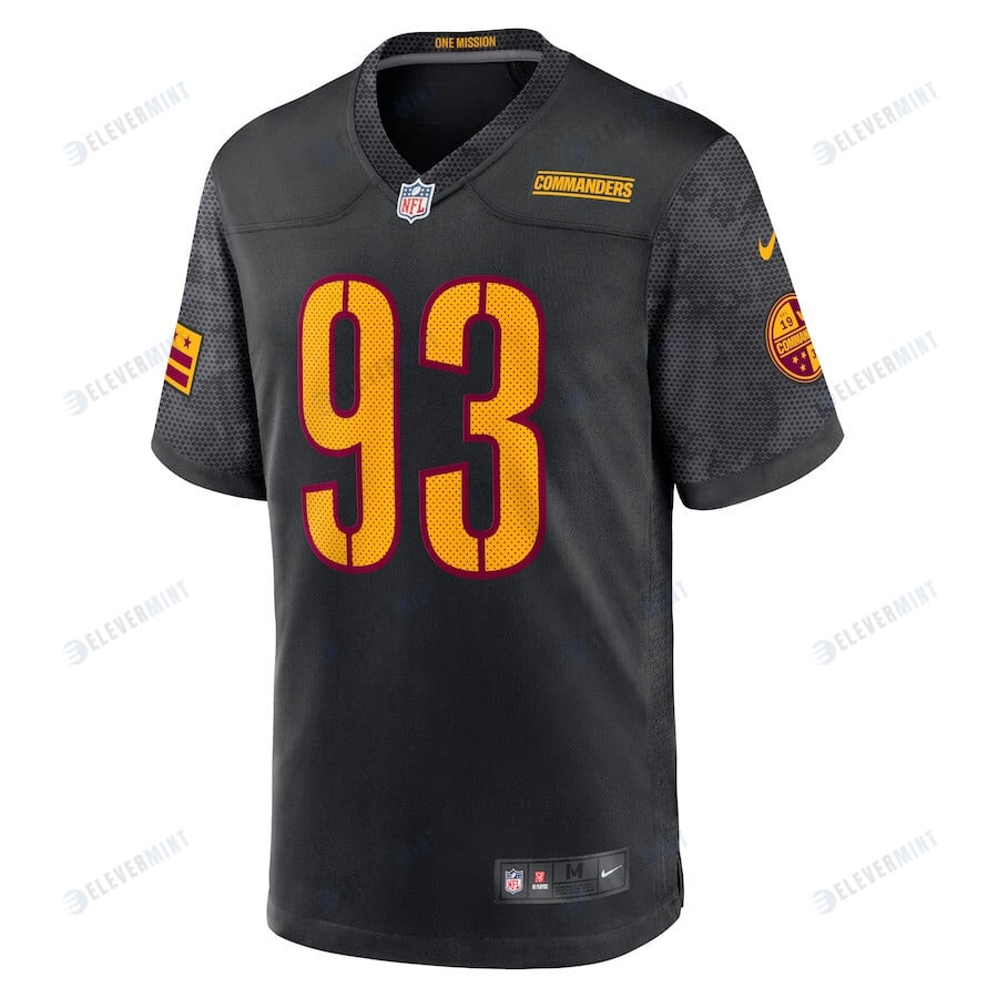 Jonathan Allen 93 Washington Commanders Alternate Game Player Jersey - Black