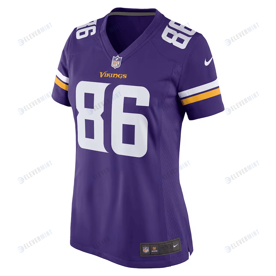 Jake Reed 86 Minnesota Vikings Women Retired Game Jersey - Purple