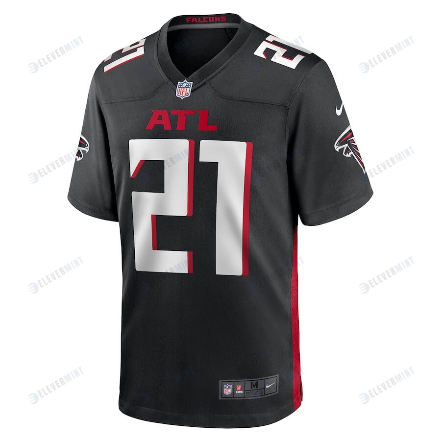 Rashad Fenton 21 Atlanta Falcons Game Player Jersey - Black
