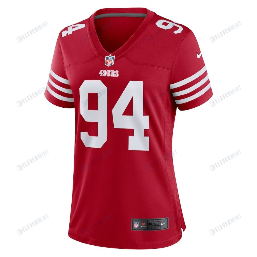 Clelin Ferrell San Francisco 49ers Women's Player Game Jersey - Scarlet
