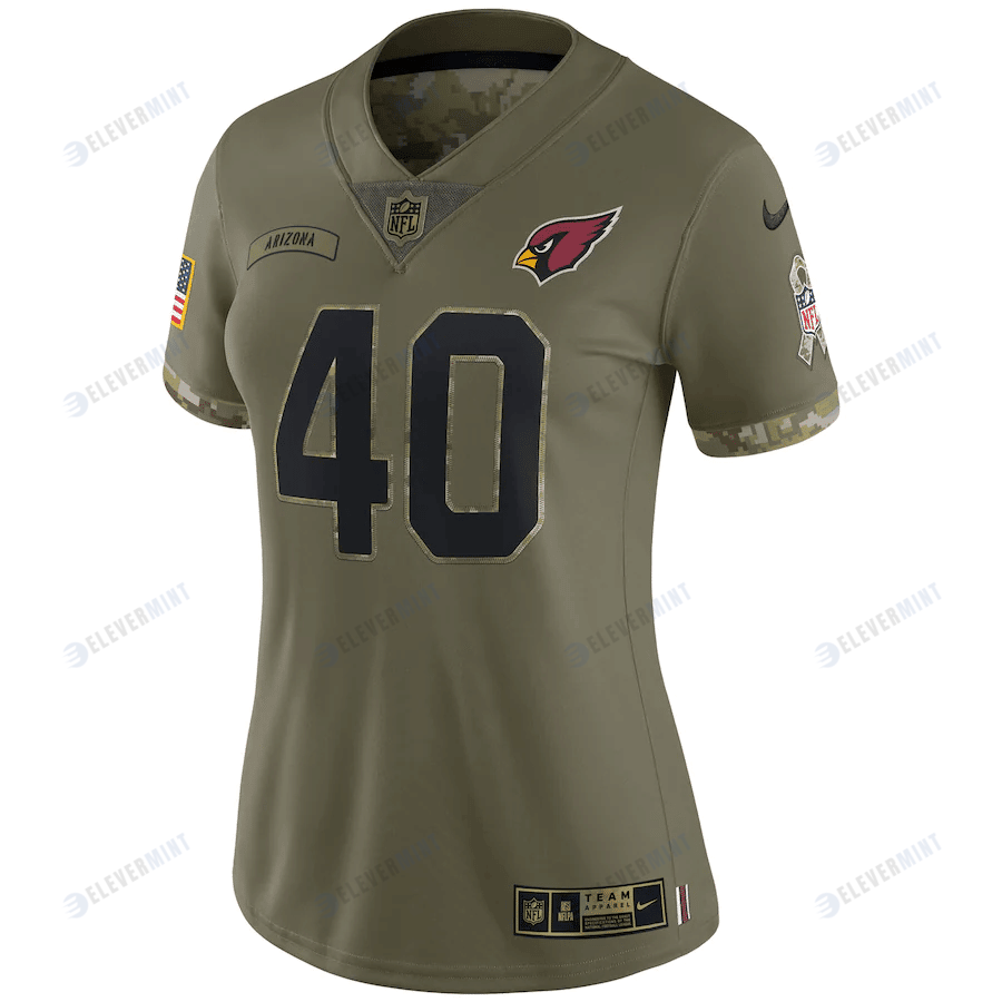 Pat Tillman Arizona Cardinals Women's 2022 Salute To Service Retired Player Limited Jersey - Olive