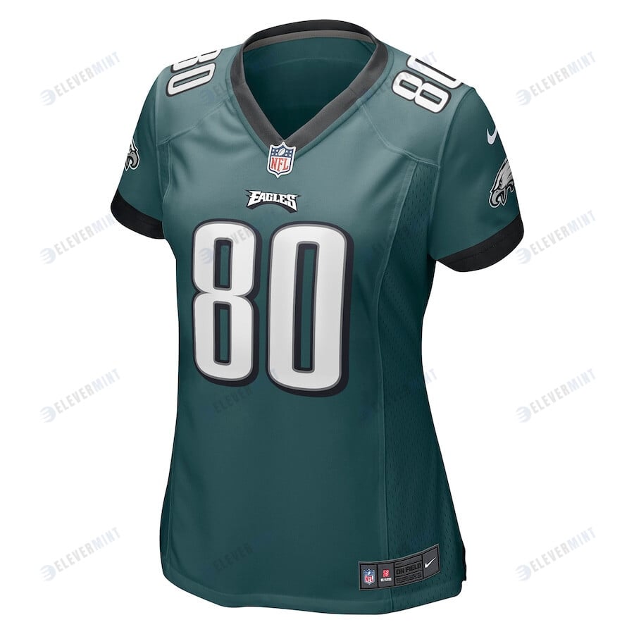 Tyree Jackson 80 Philadelphia Eagles Women's Game Jersey - Midnight Green