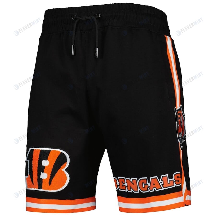Cincinnati Bengals Team Standard Core Shorts - Black/Orange