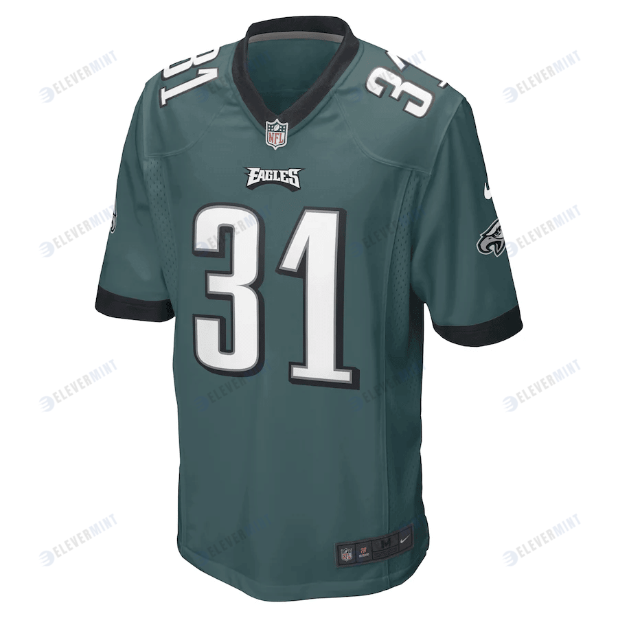 Mario Goodrich Philadelphia Eagles Game Player Jersey - Midnight Green