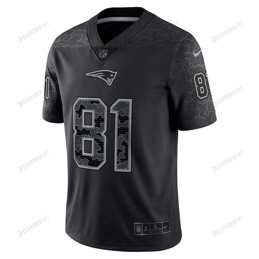 Randy Moss 81 New England Patriots Retired Player RFLCTV Limited Jersey - Black