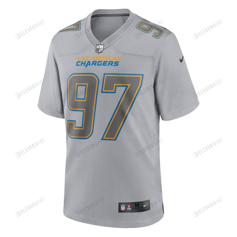Joey Bosa 97 Los Angeles Chargers Atmosphere Fashion Game Jersey - Gray