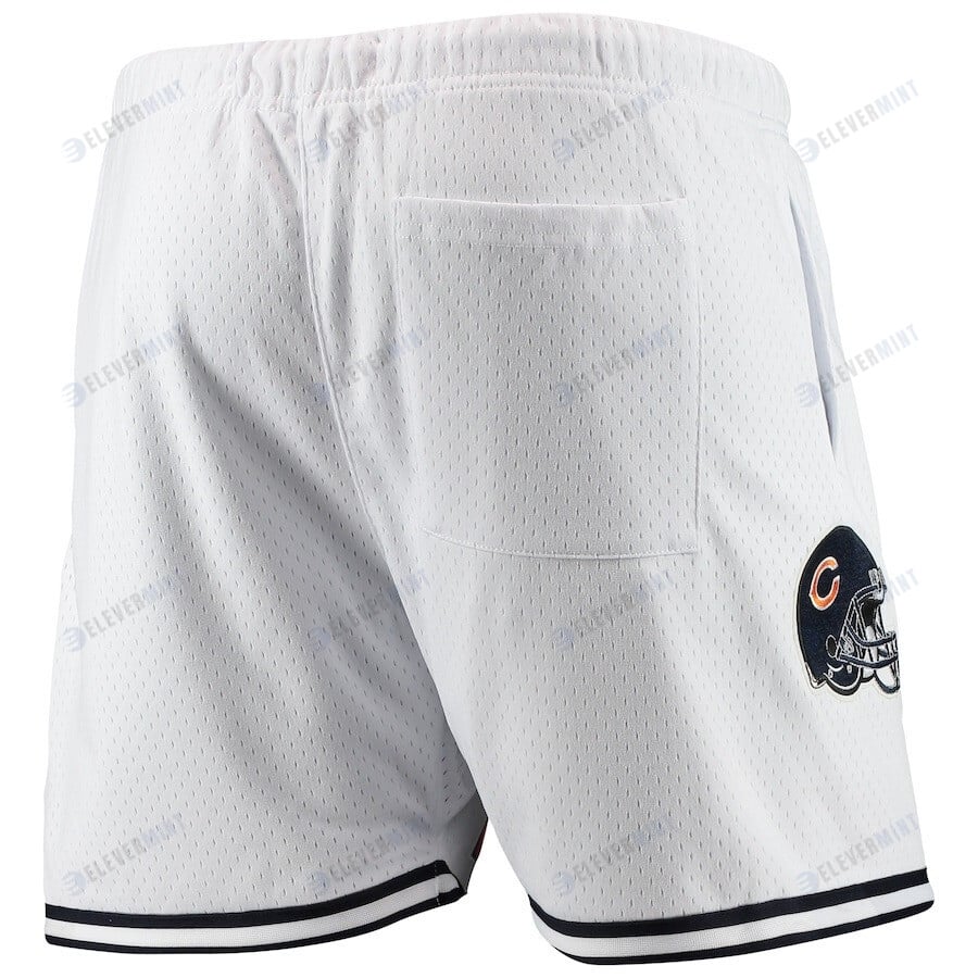 Chicago Bears Logo Team White/Black Mesh Shorts - Men