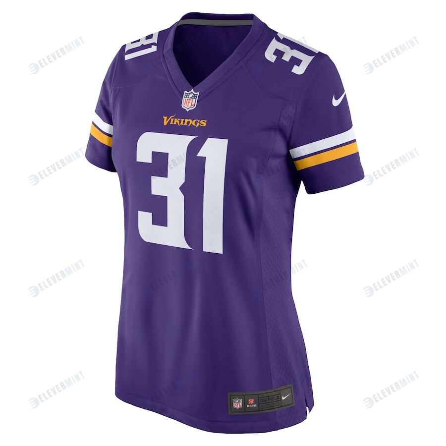 Tay Gowan 31 Minnesota Vikings Women's Home Game Player Jersey - Purple