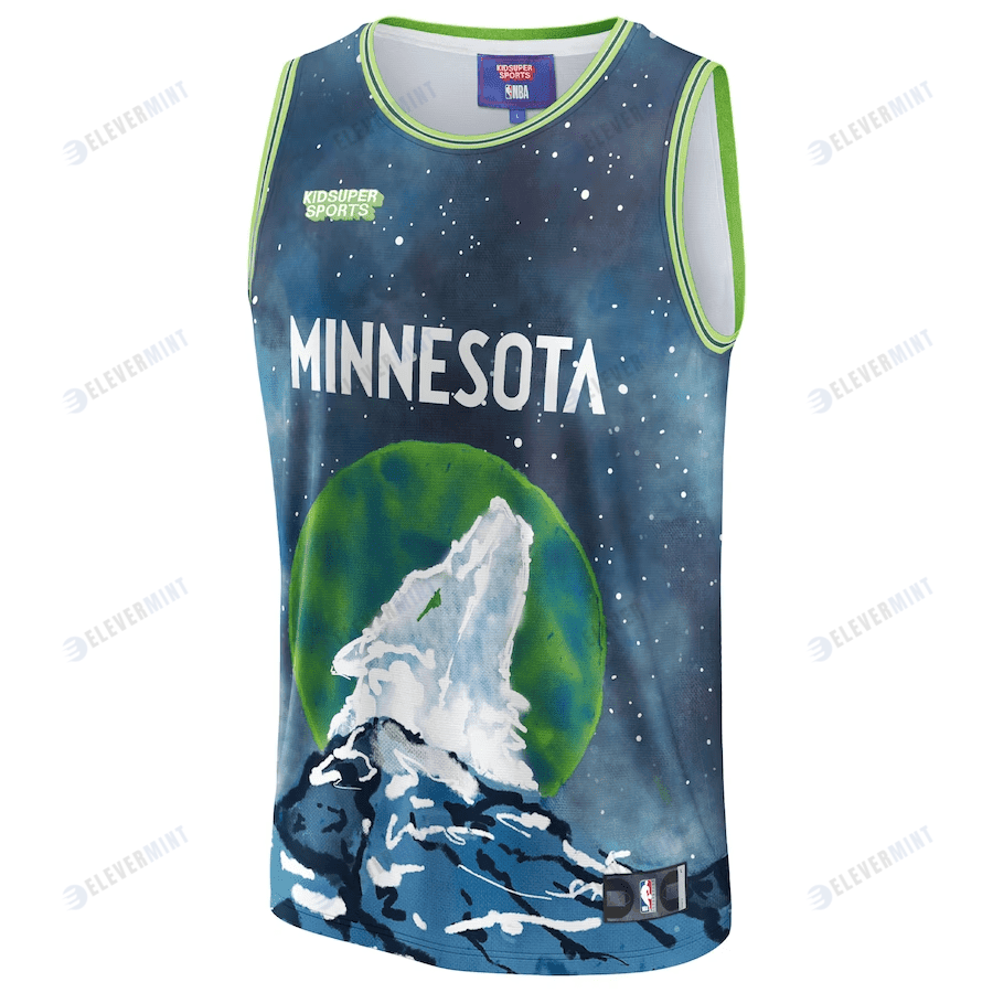 Minnesota Timberwolves NBA & KidSuper Studios Unisex Hometown Jersey - Blue