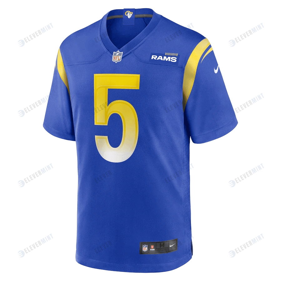 Jalen Ramsey 5 Los Angeles Rams Team Game Jersey - Royal