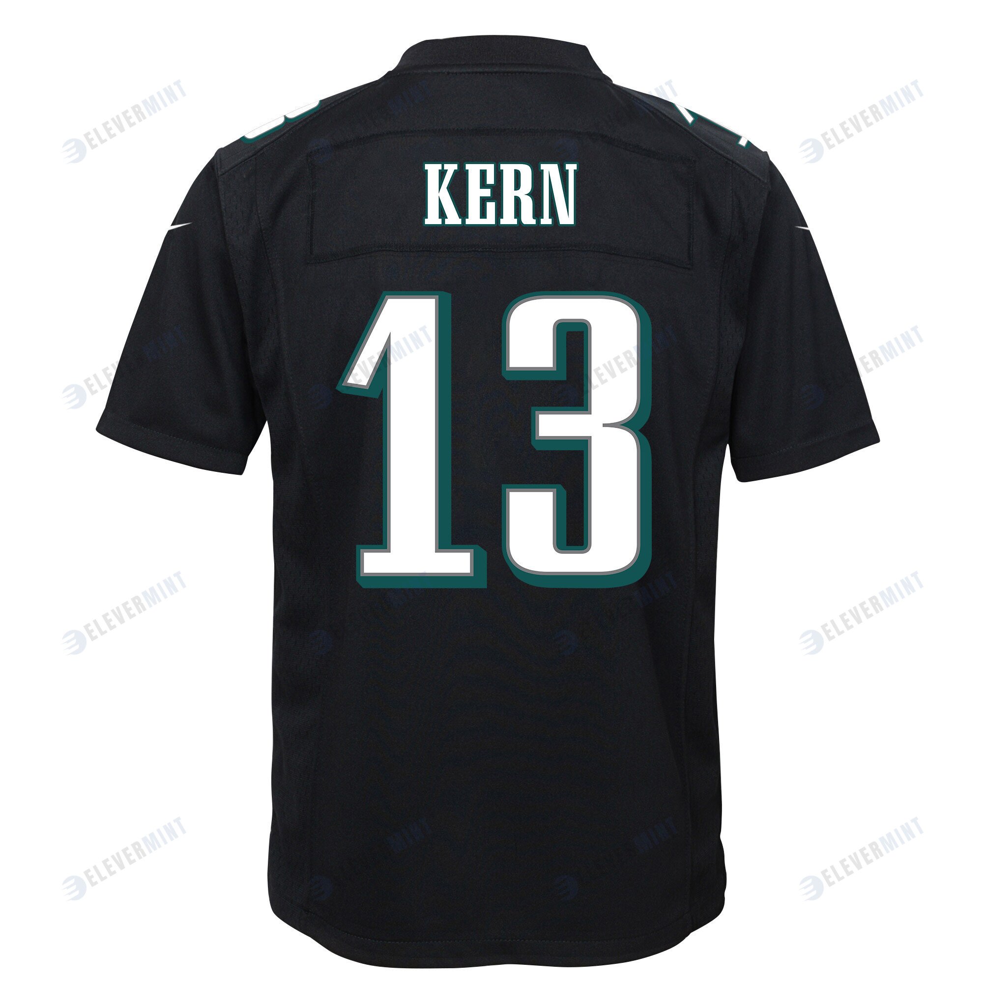 Brett Kern 13 Philadelphia Eagles Super Bowl LVII Champions 2 Stars Youth Game Jersey - Black