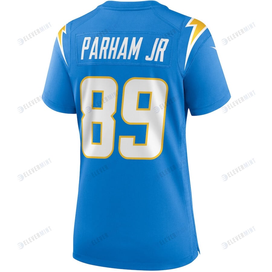 Donald Parham Jr. 89 Los Angeles Chargers Women's Game Jersey - Powder Blue