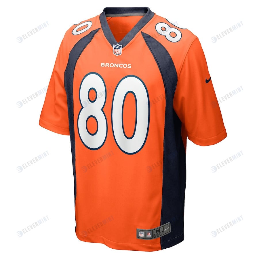 Greg Dulcich Denver Broncos Game Player Jersey - Orange