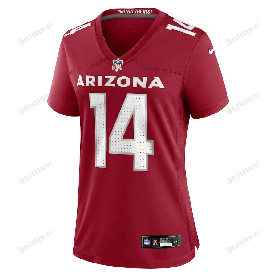 Michael Wilson 14 Arizona Cardinals Women Team Game Jersey - Cardinal