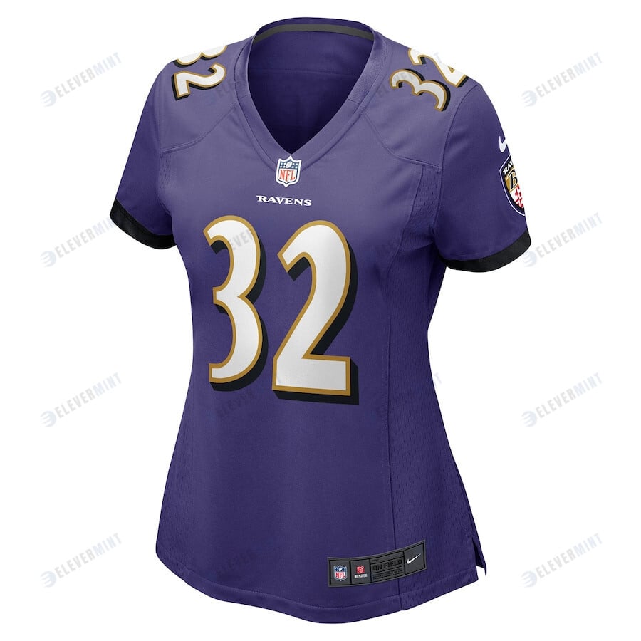 Marcus Williams 32 Baltimore Ravens Women's Game Jersey - Purple