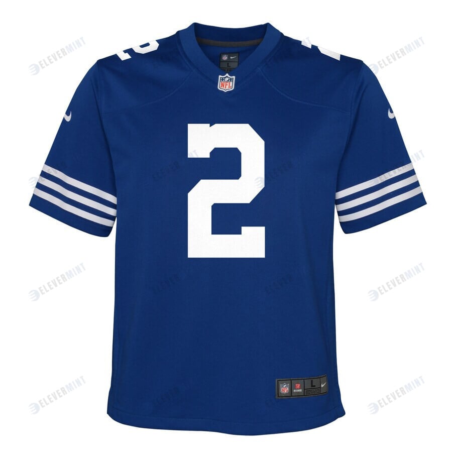 Matt Ryan 2 Indianapolis Colts Youth Alternate Game Jersey - Royal