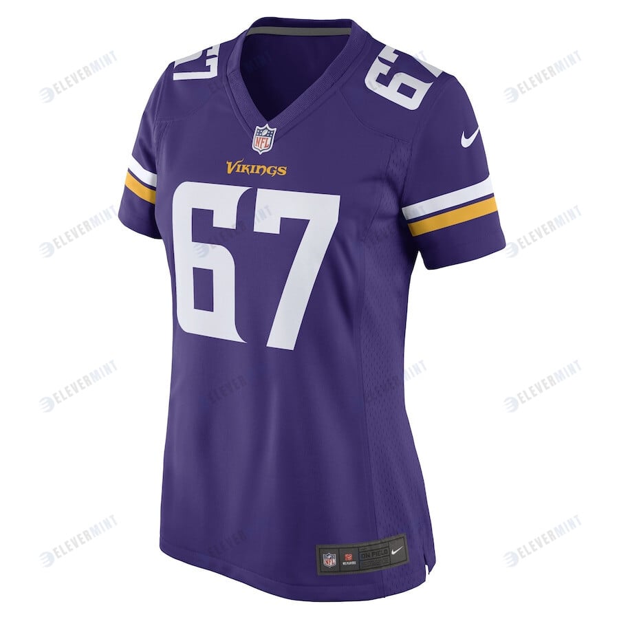 Ed Ingram Minnesota Vikings Women's Game Player Jersey - Purple