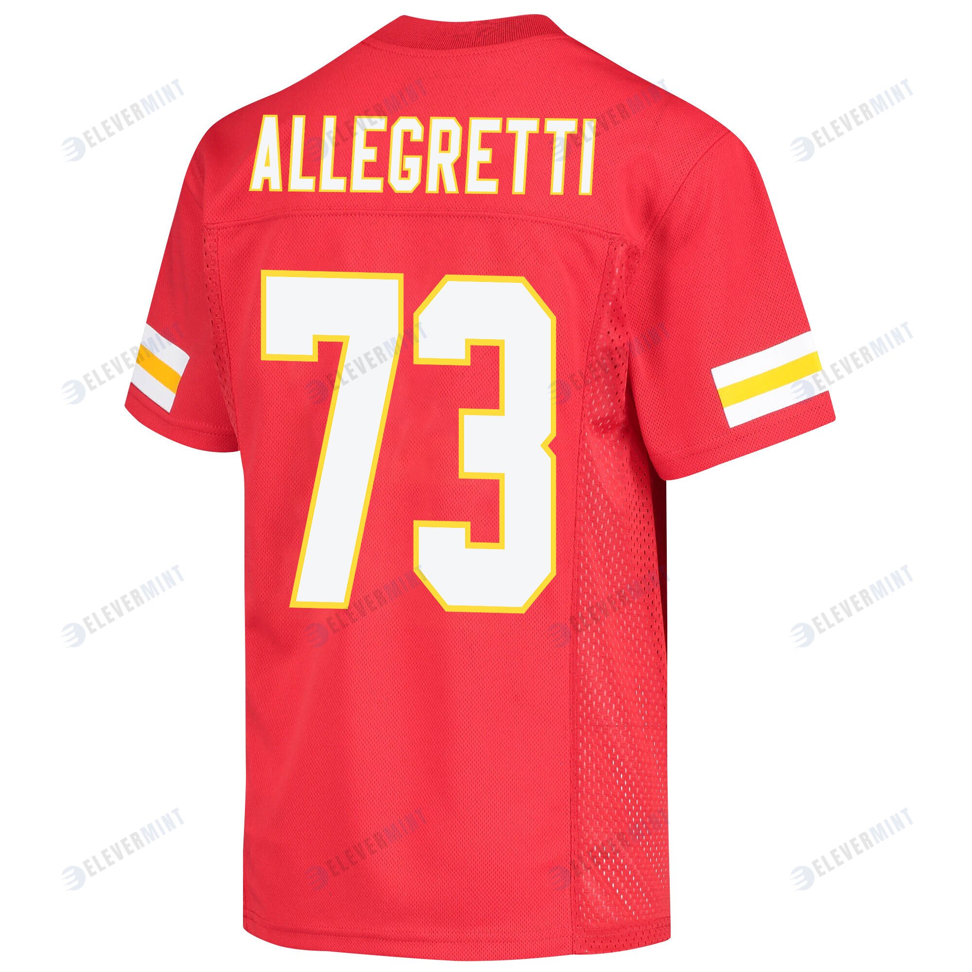 Nick Allegretti 73 Kansas City Chiefs Super Bowl LVII Champions 3 Stars Youth Game Jersey - Red
