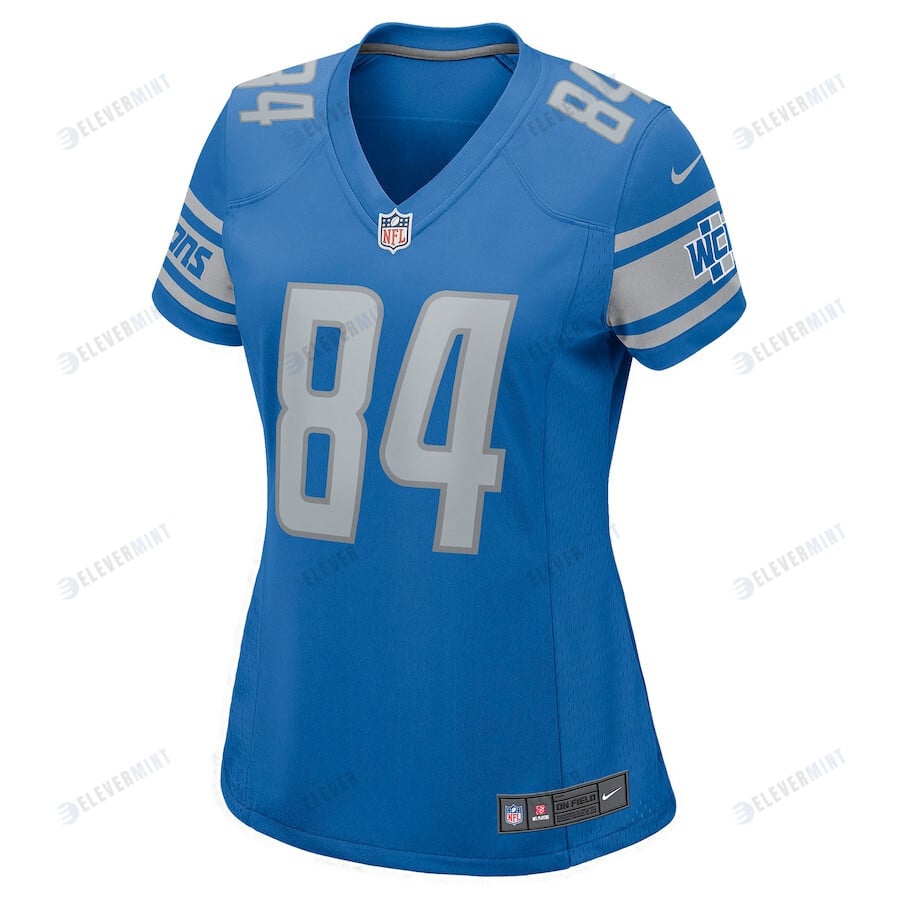 Shane Zylstra 84 Detroit Lions Women Game Jersey - Blue