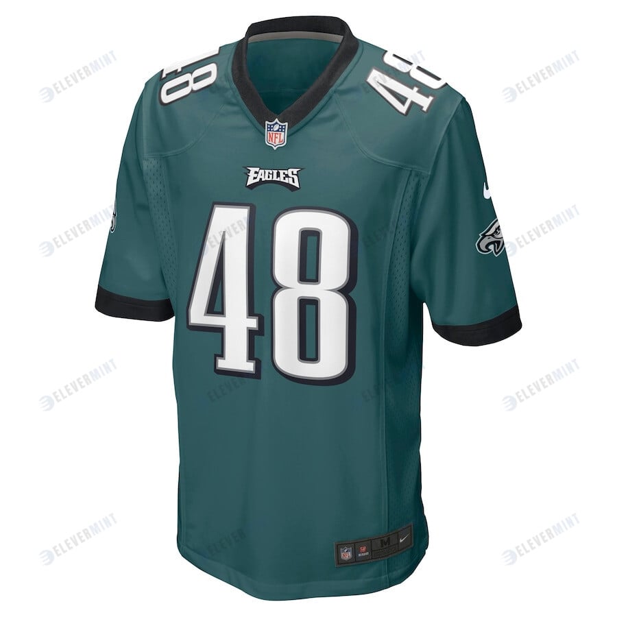 Patrick Johnson 48 Philadelphia Eagles Game Player Jersey - Midnight Green