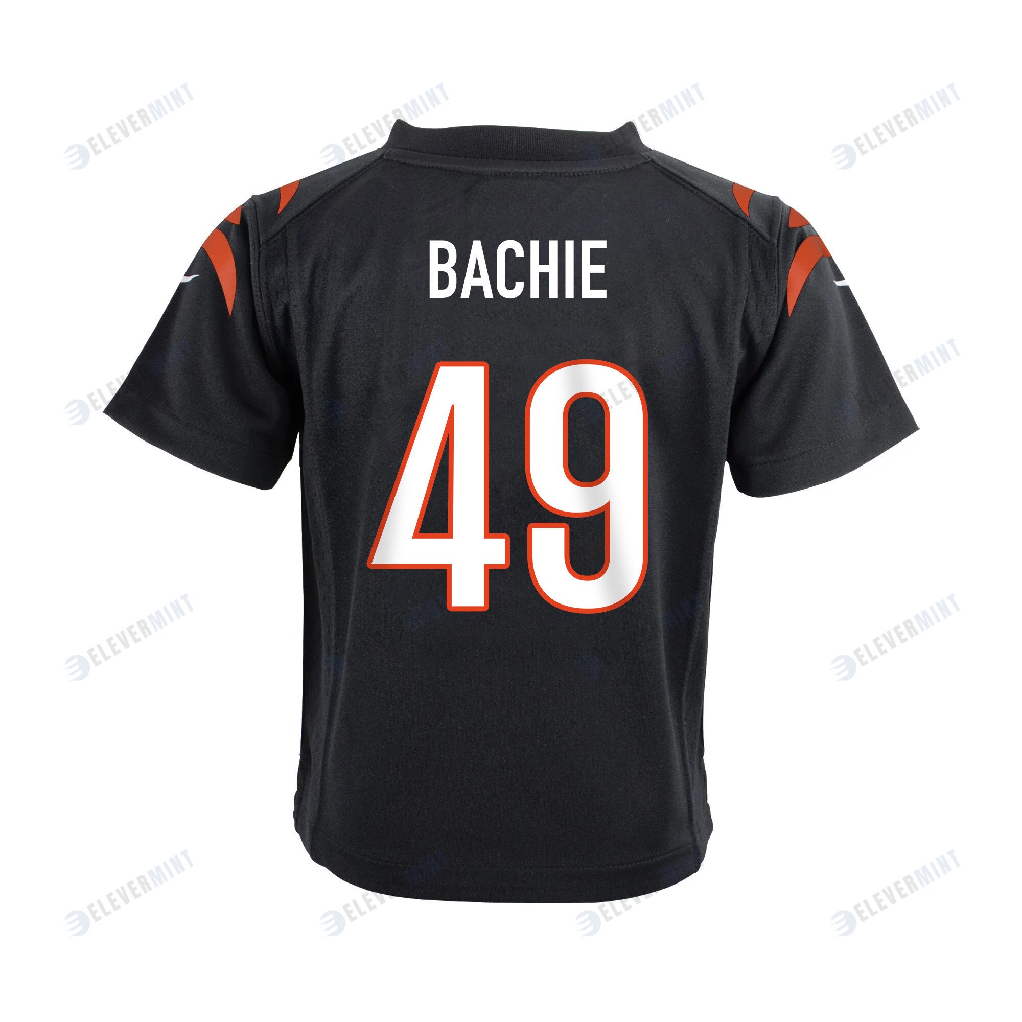 Joe Bachie 49 Cincinnati Bengals Super Bowl LVII Champions Youth Game Jersey - Black