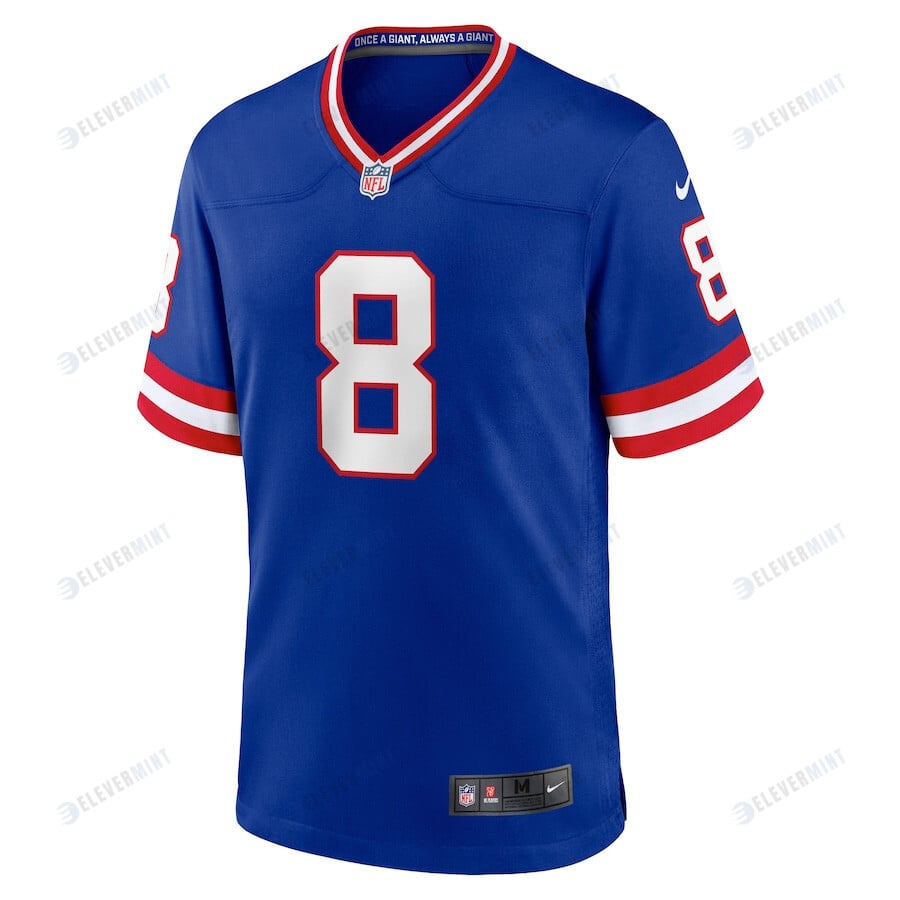 Daniel Jones New York Giants Classic Player Game Jersey - Royal