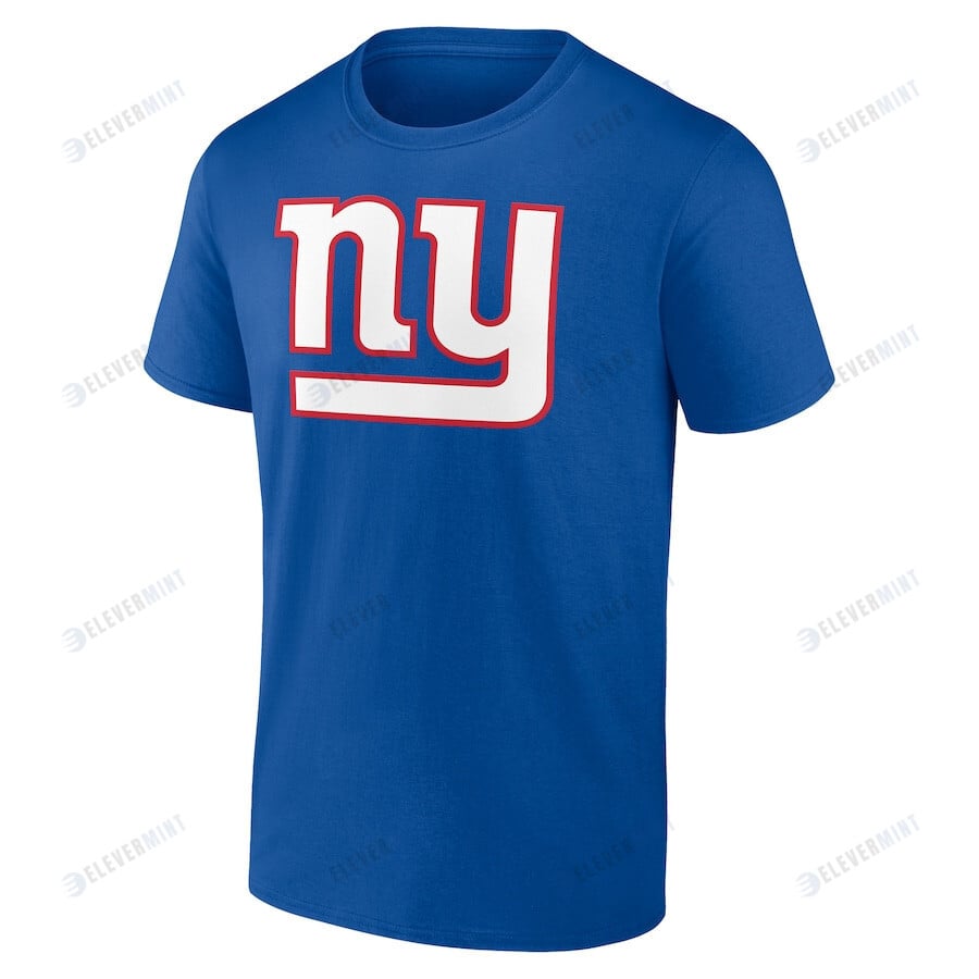 New York Giants Team Custom Name & Number T-Shirt - Royal