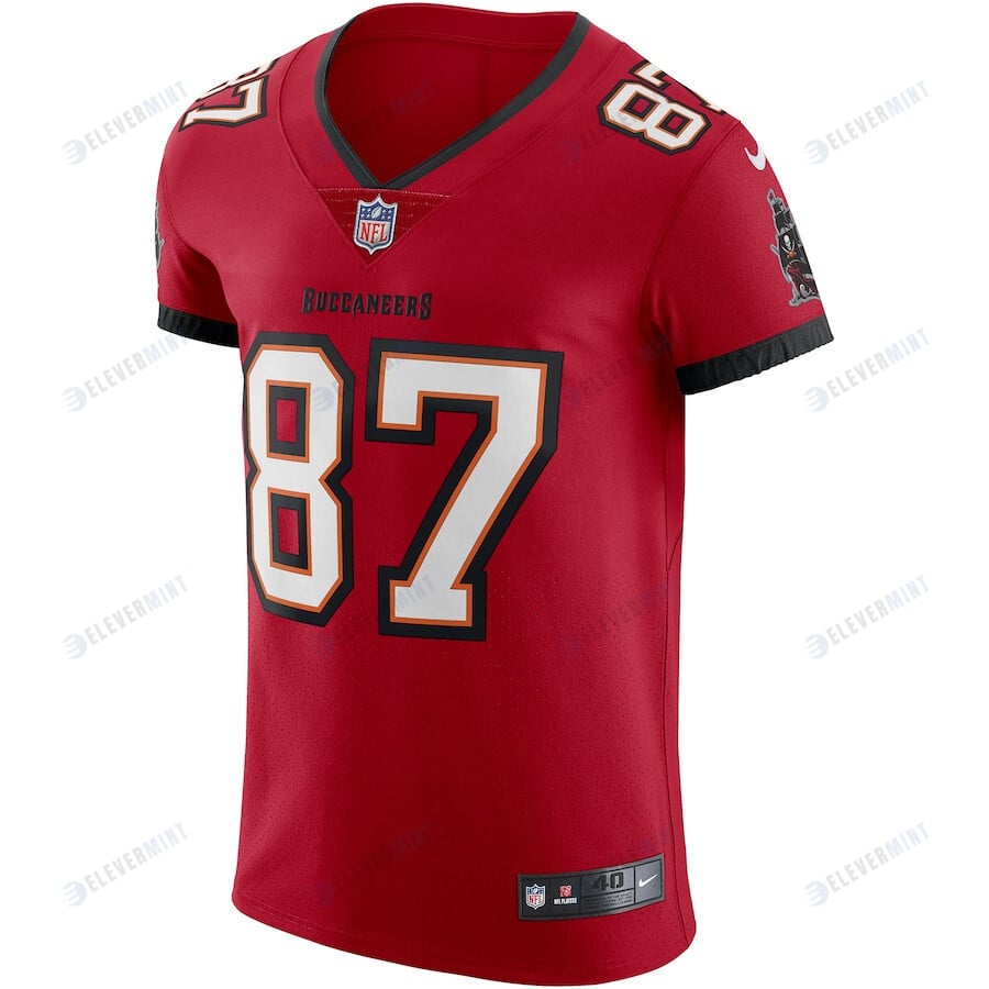 Rob Gronkowski 87 Tampa Bay Buccaneers Vapor Elite Jersey - Red