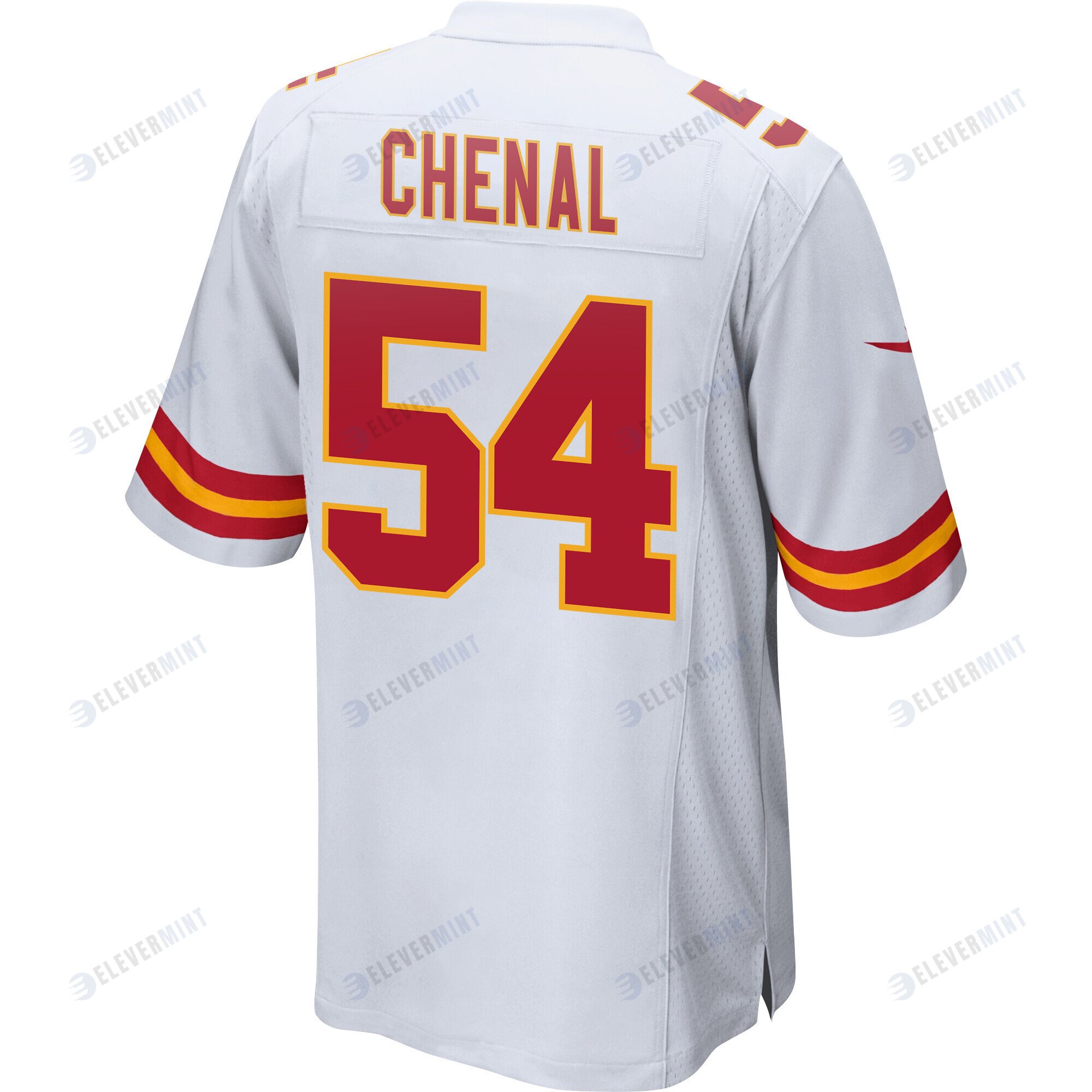 Leo Chenal 54 Kansas City Chiefs Super Bowl LVII Champions Men Game Jersey - White