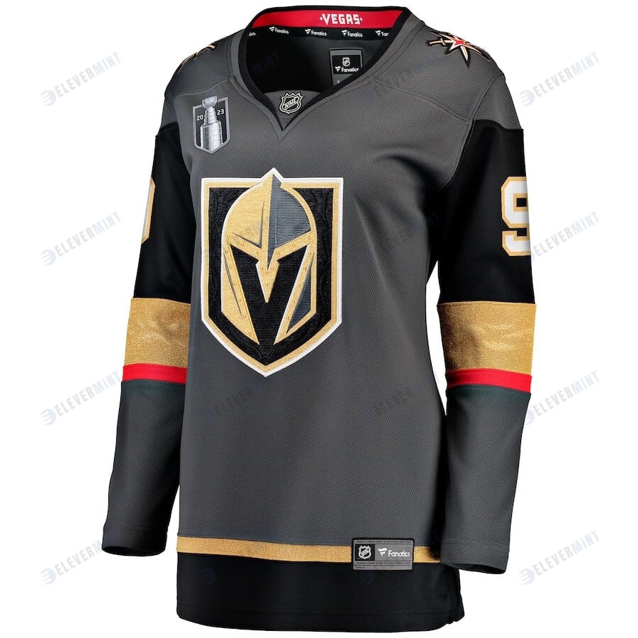 Jack Eichel 9 Vegas Golden Knights Women's 2023 Stanley Cup Final Alternate Breakaway Player Jersey - Black