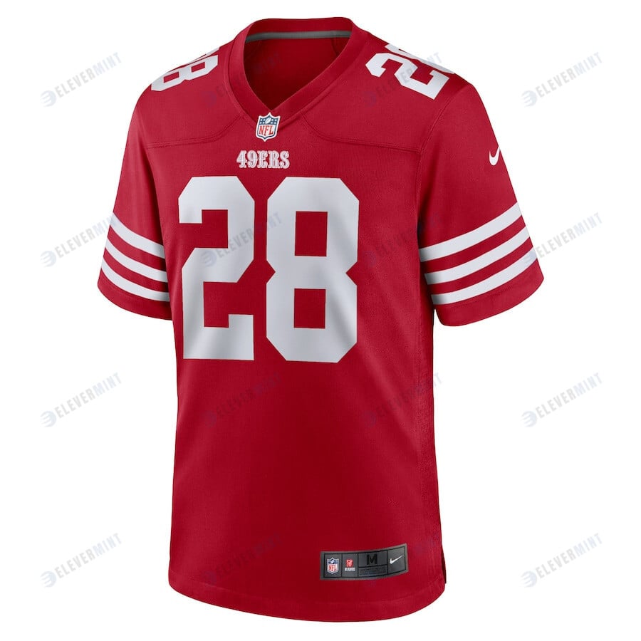 Tevin Coleman 28 San Francisco 49ers Home Game Player Jersey - Scarlet