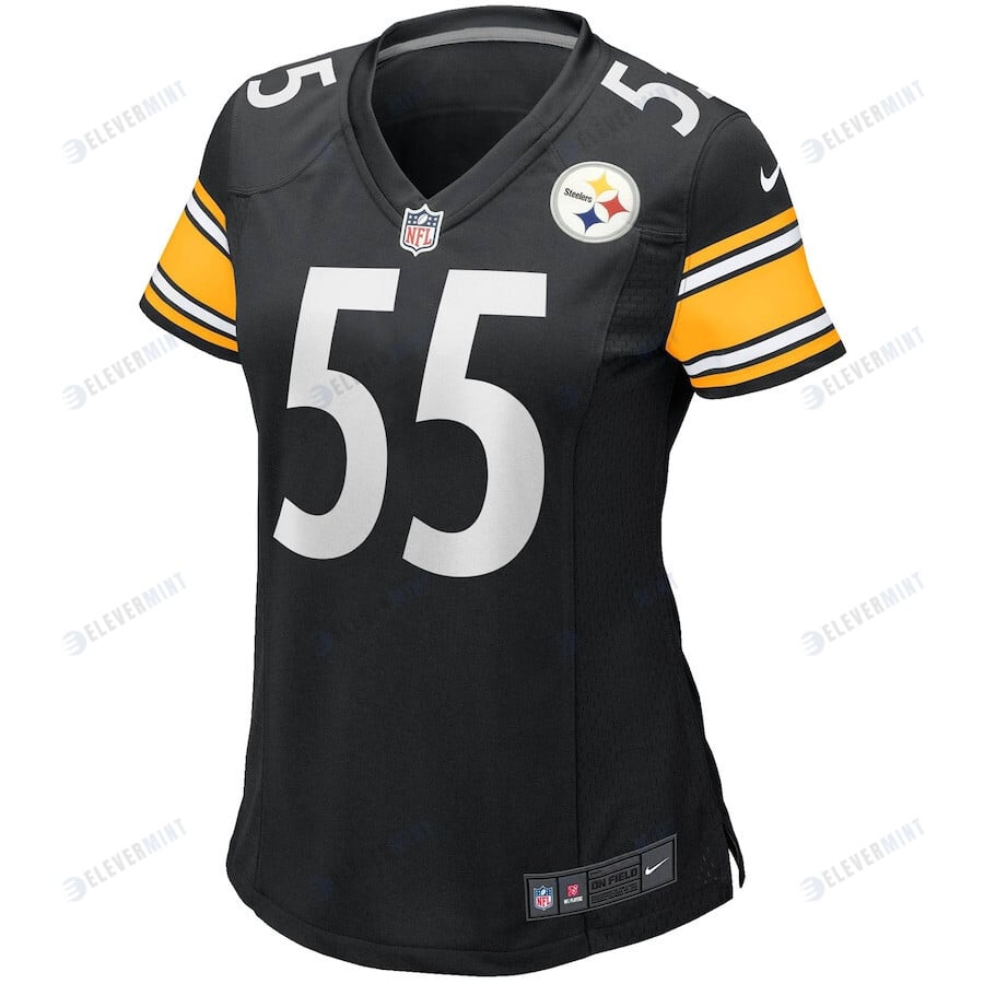 Devin Bush 55 Pittsburgh Steelers Women's Game Jersey - Black