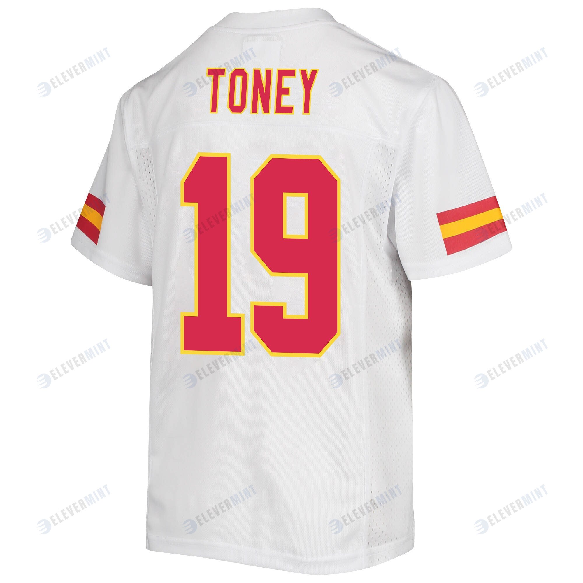 Kadarius Toney 19 Kansas City Chiefs Super Bowl LVII Champions Youth Game Jersey - White