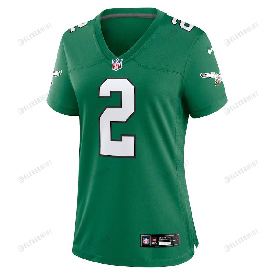 Darius Slay Jr. 2 Philadelphia Eagles Alternate Game Women Jersey - Kelly Green