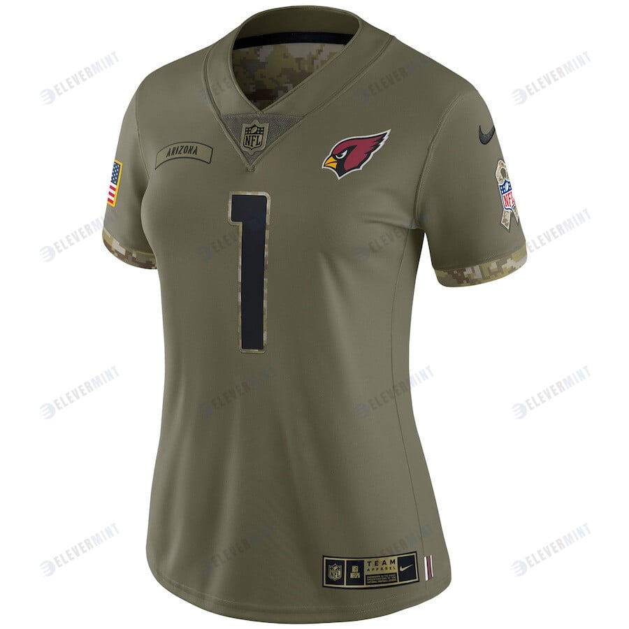 Kyler Murray Arizona Cardinals Women's 2022 Salute To Service Limited Jersey - Olive