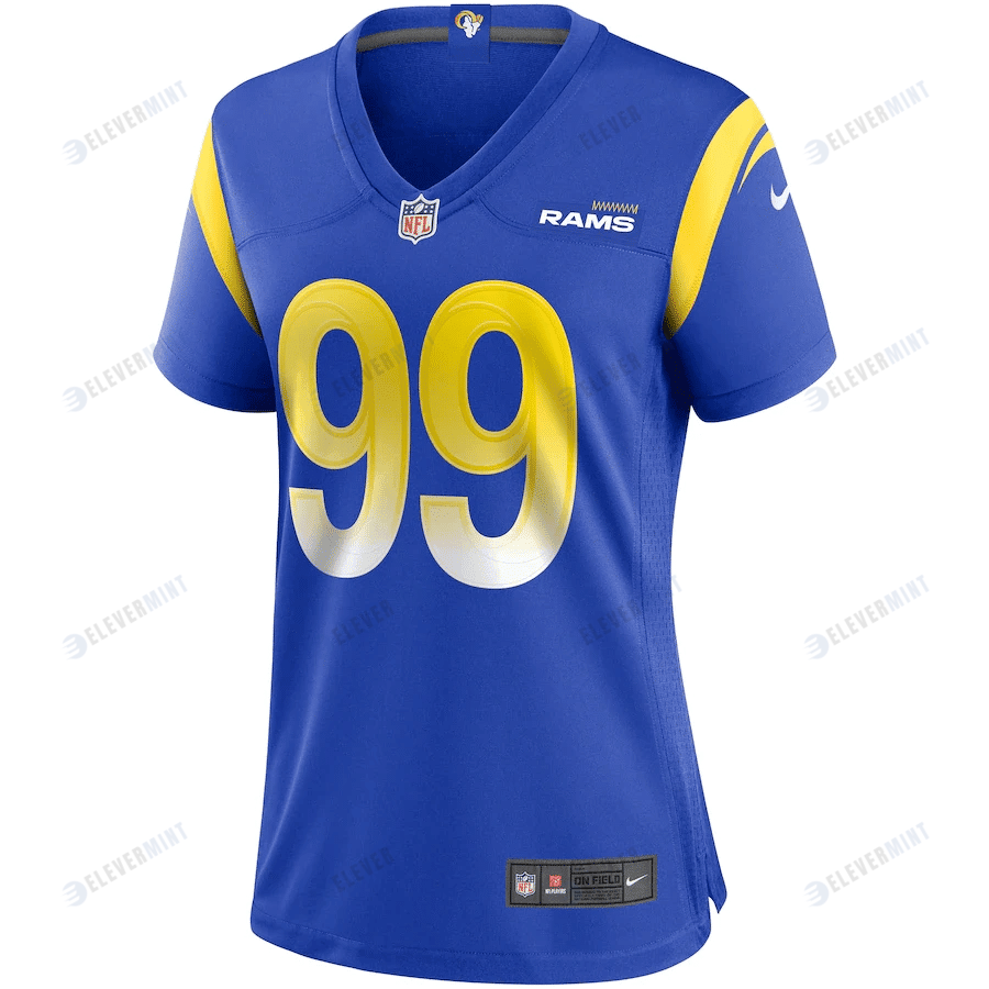 Aaron Donald 99 Los Angeles Rams Women's Game Jersey - Royal