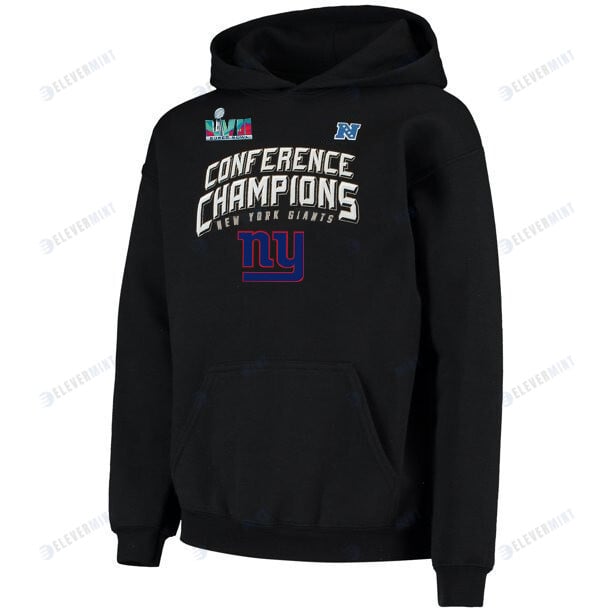 New York Giants NFC Conference Champions Black Pullover Hoodie