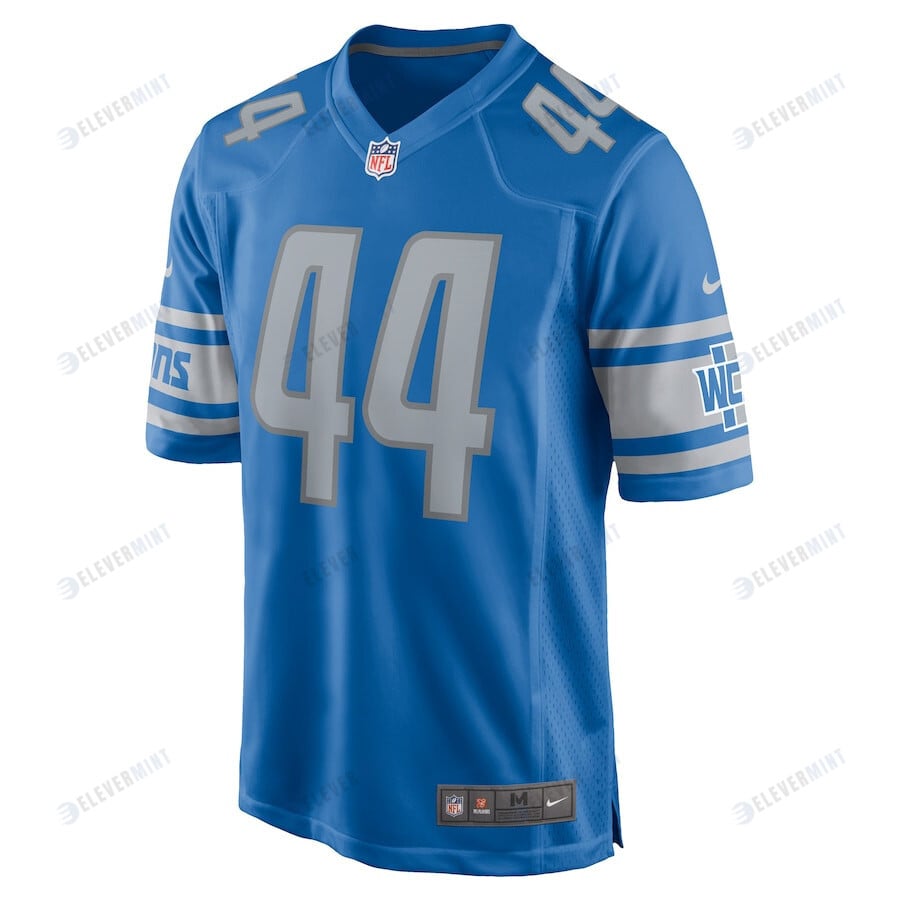 Malcolm Rodriguez 44 Detroit Lions Player Game Jersey - Blue