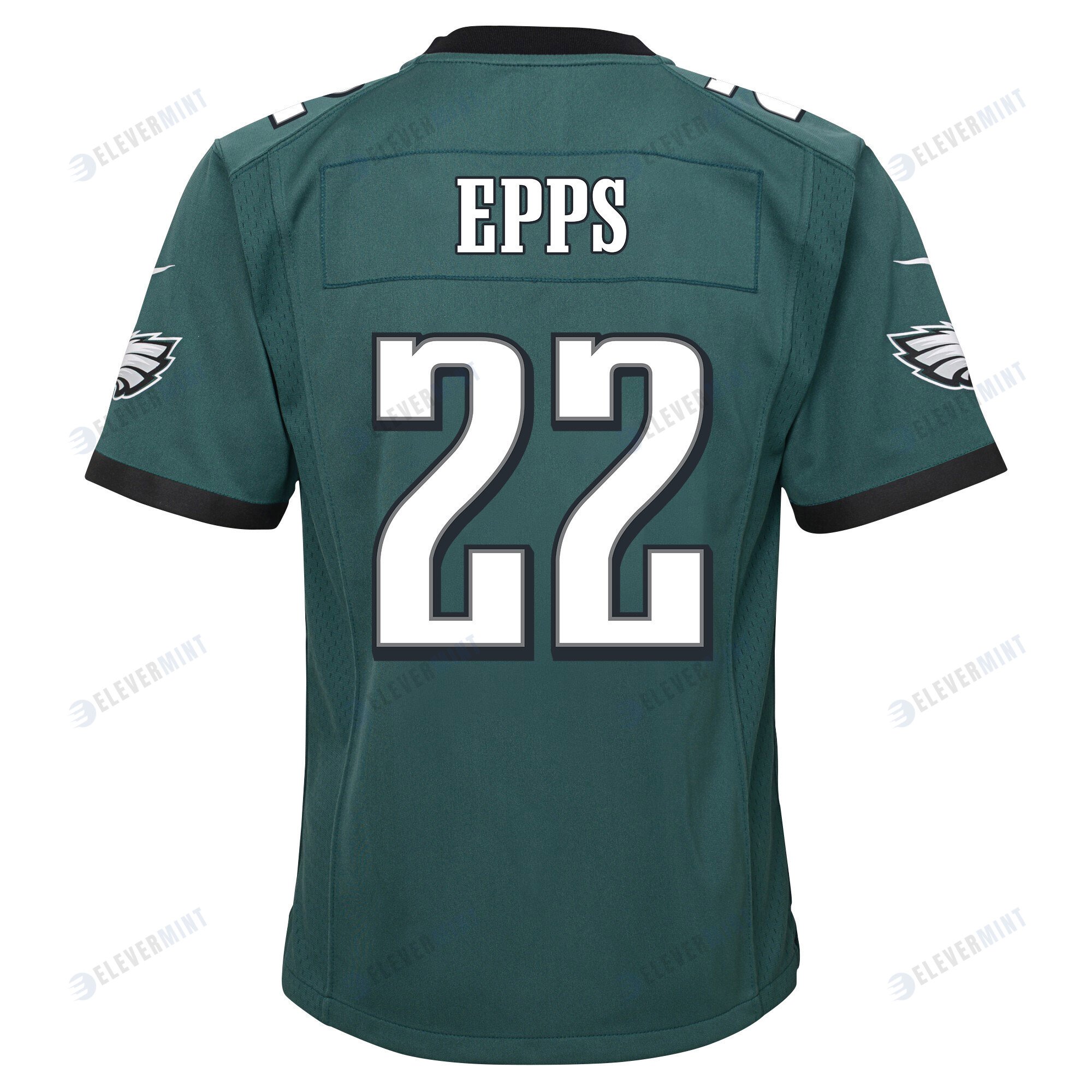 Marcus Epps 22 Philadelphia Eagles Super Bowl LVII Champions 2 Stars 2 Stars Youth Game Jersey - Black