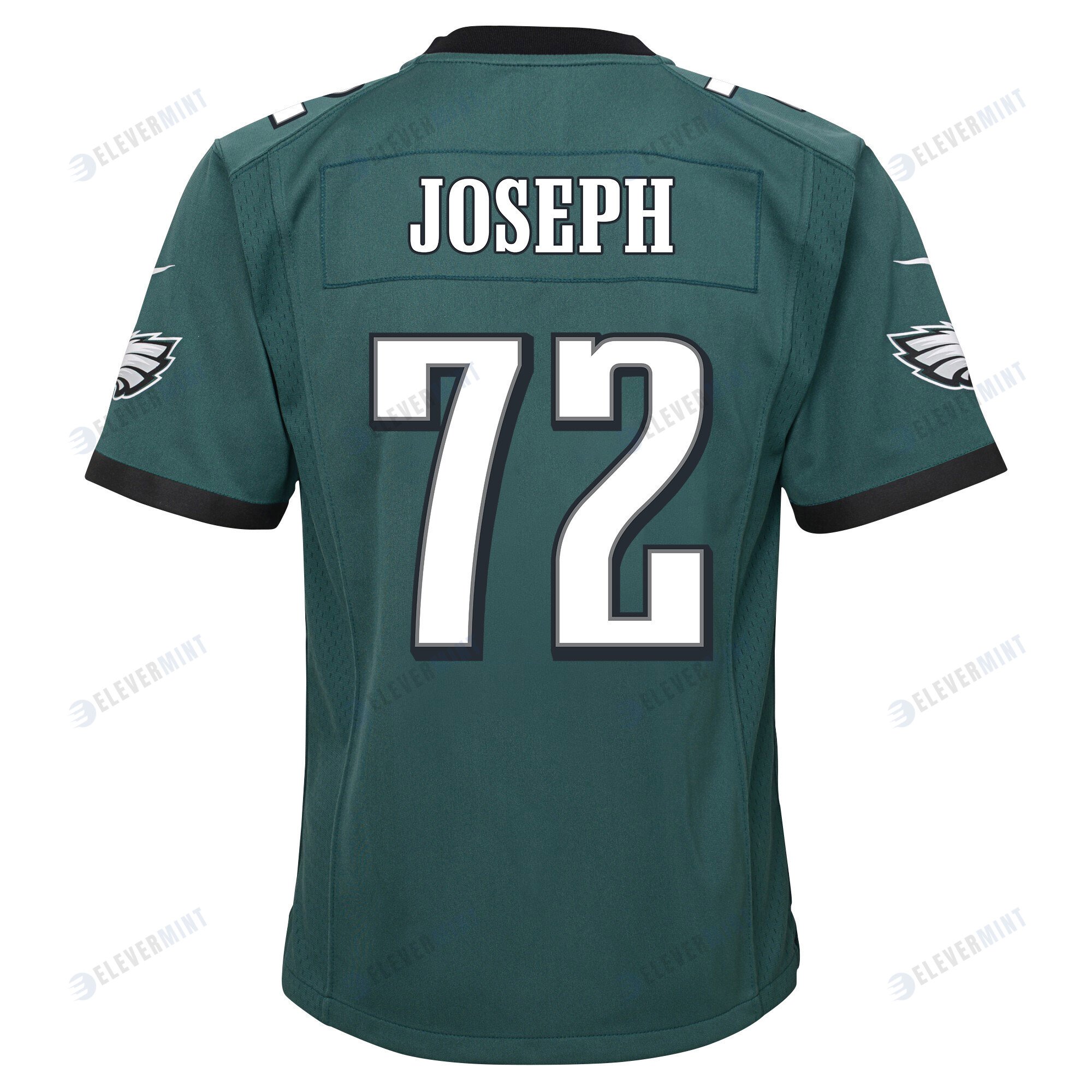 Linval Joseph 72 Philadelphia Eagles Super Bowl LVII Champions 2 Stars 2 Stars Youth Game Jersey - Black