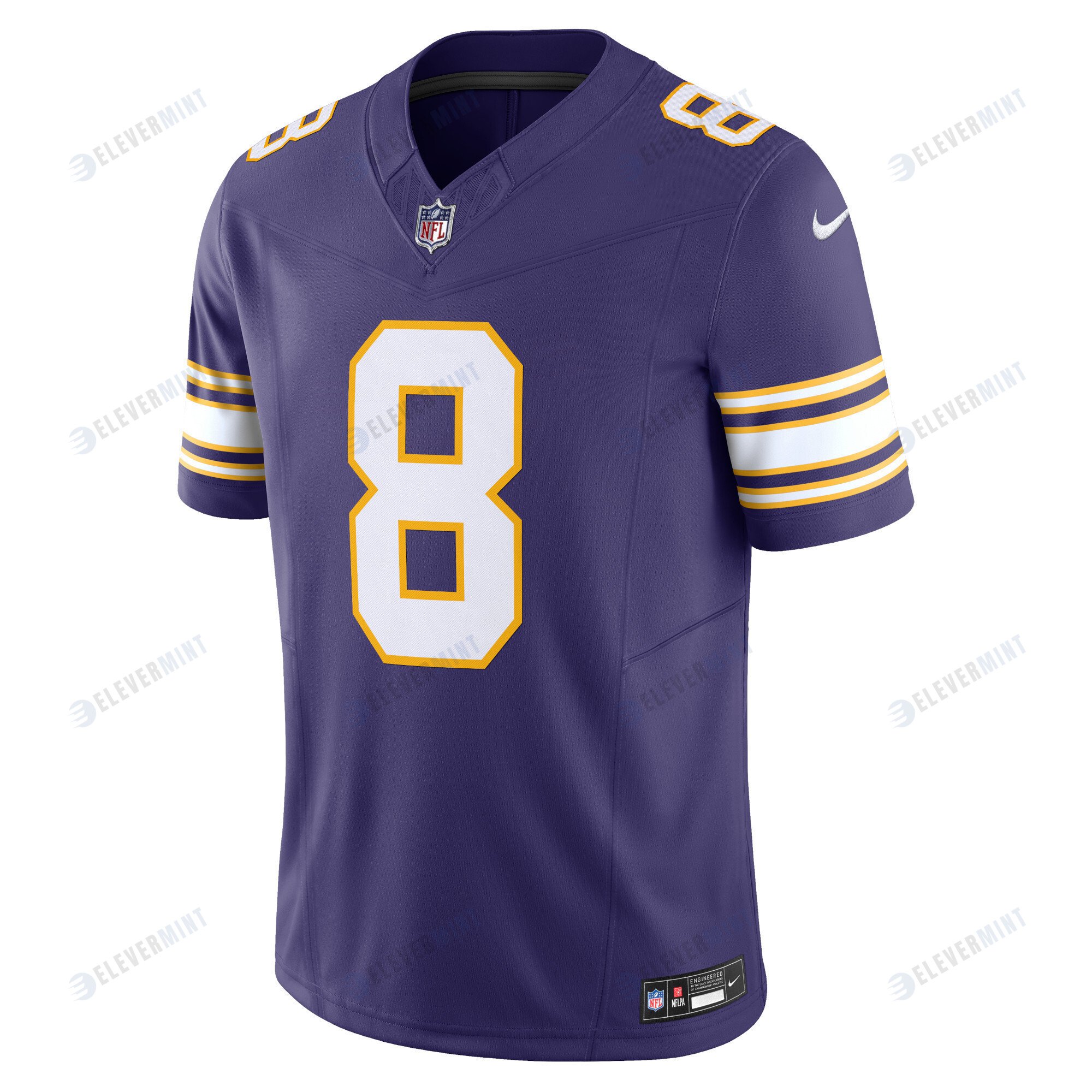 Kirk Cousins 8 Minnesota Vikings Classic Vapor F.U.S.E. Limited Men Jersey - Purple