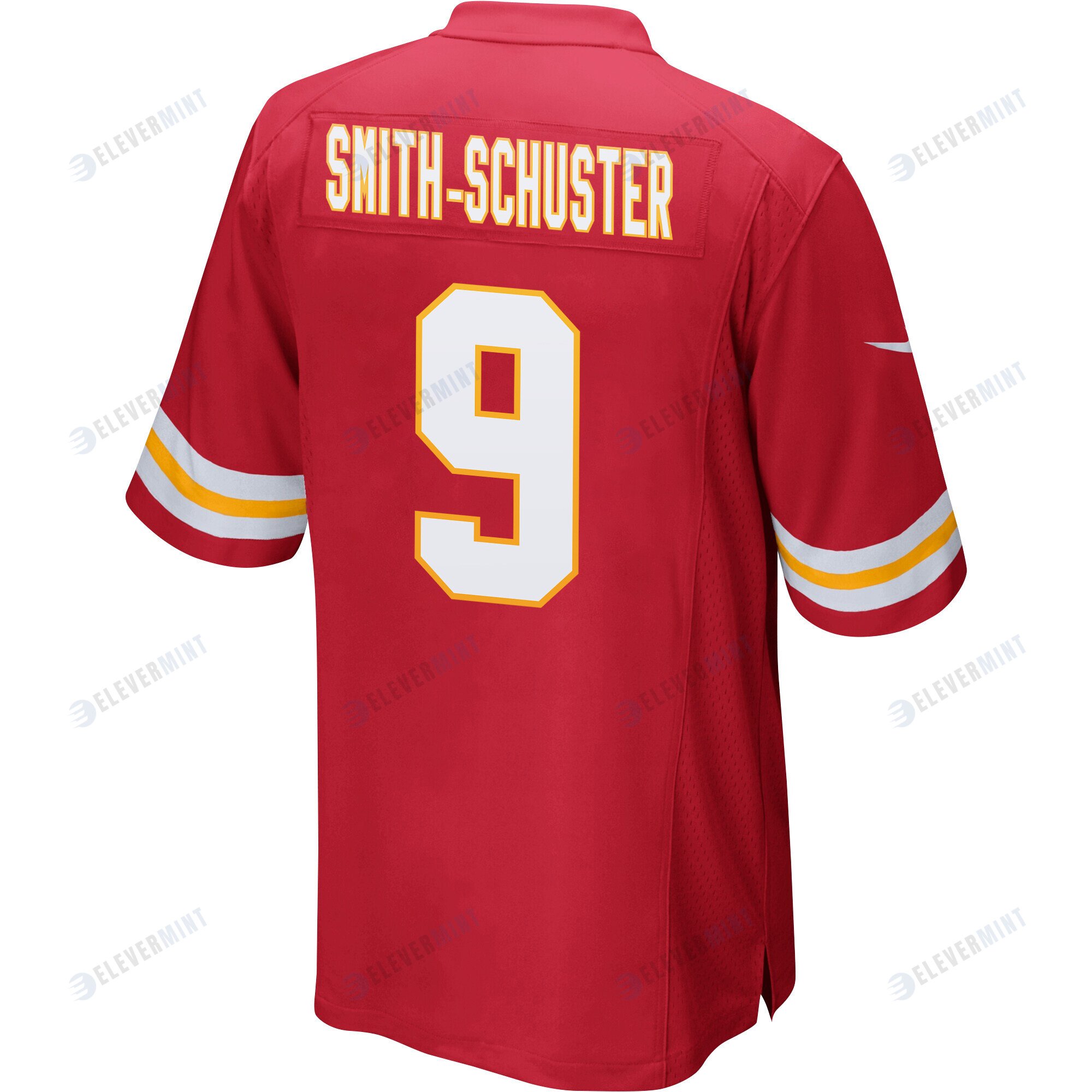 JuJu Smith-Schuster 9 Kansas City Chiefs Super Bowl LVII Champions 3 Stars Men Game Jersey - Red