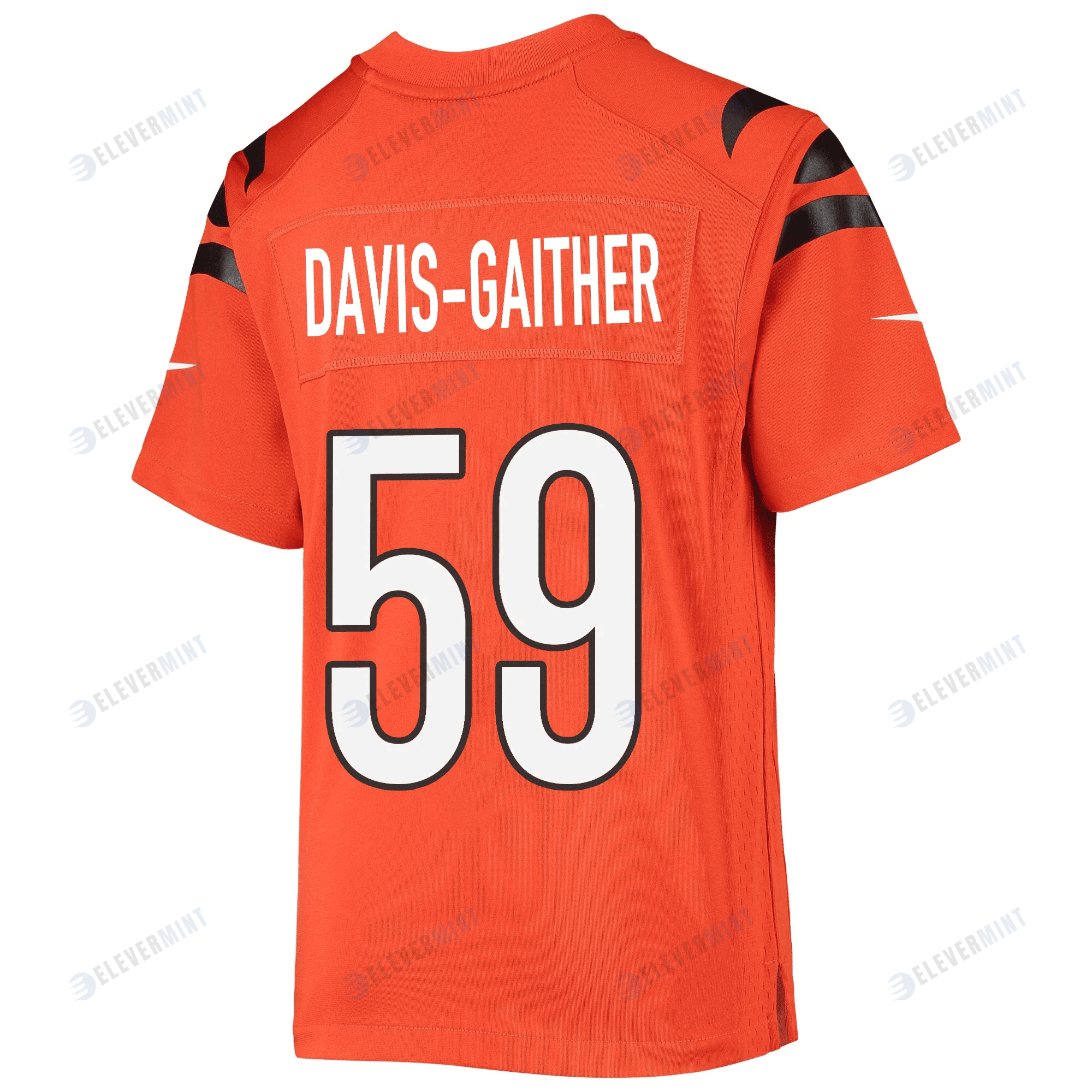 Akeem Davis-Gaither 59 Cincinnati Bengals Super Bowl LVII Champions Youth Alternate Game Jersey - Orange