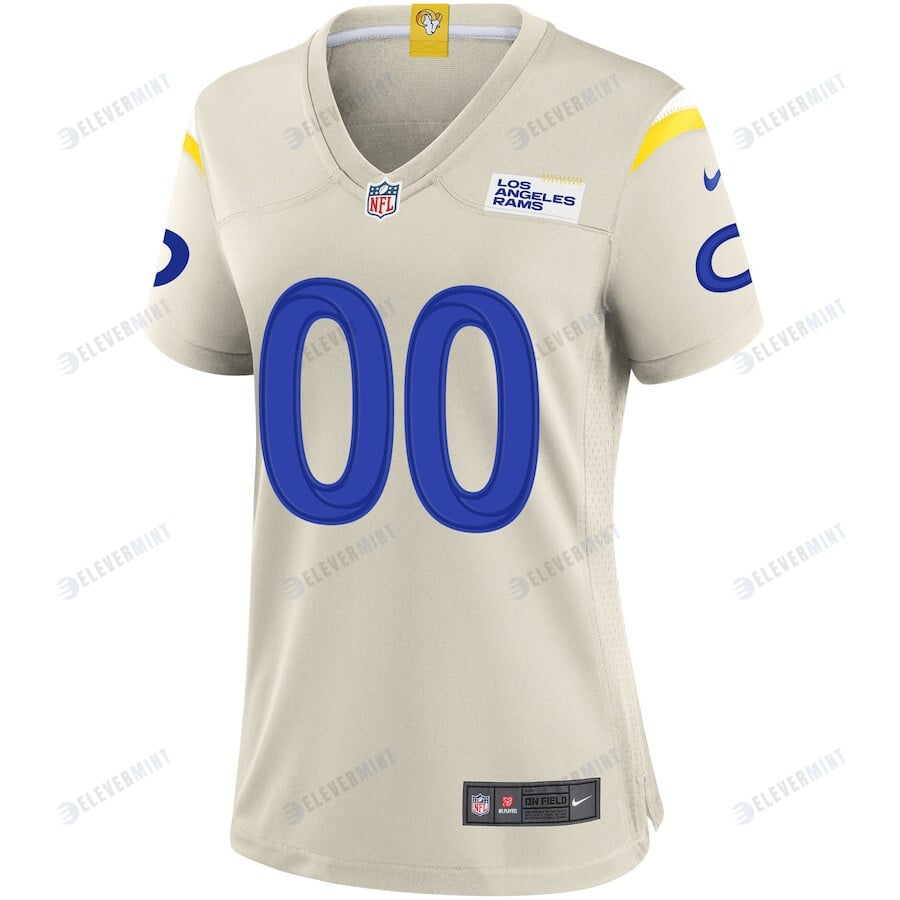 Los Angeles Rams Women Custom Game Jersey - Bone