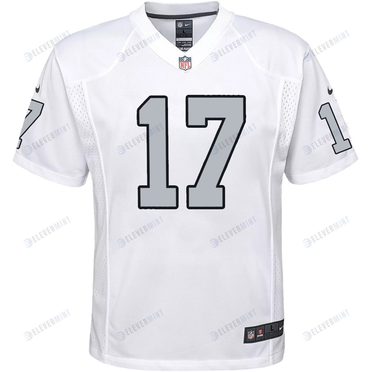 Davante Adams 17 Las Vegas Raiders Alternate Game Youth Jersey - White Jersey