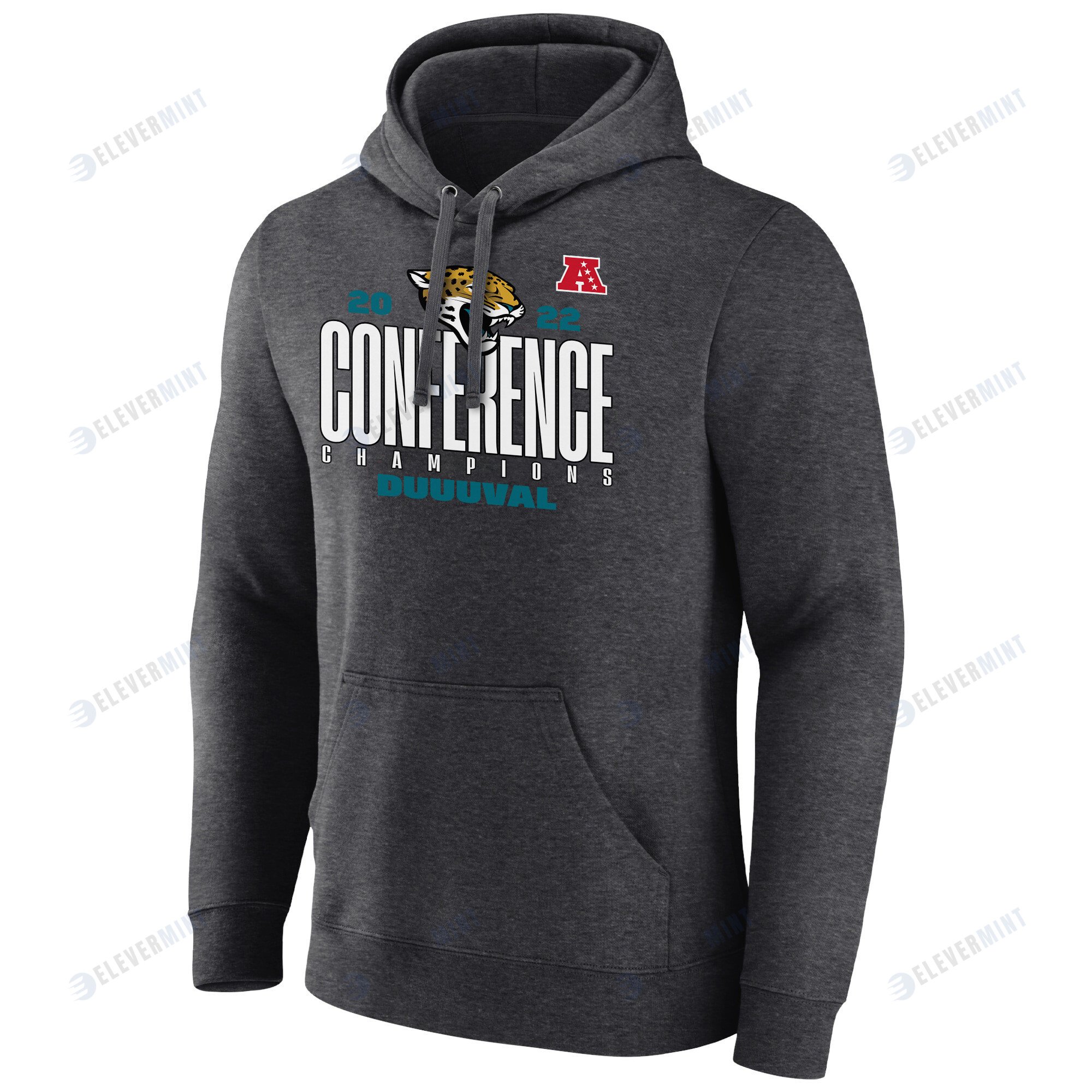 Jacksonville Jaguars AFC Conference Champions Duuuval Black Pullover Hoodie